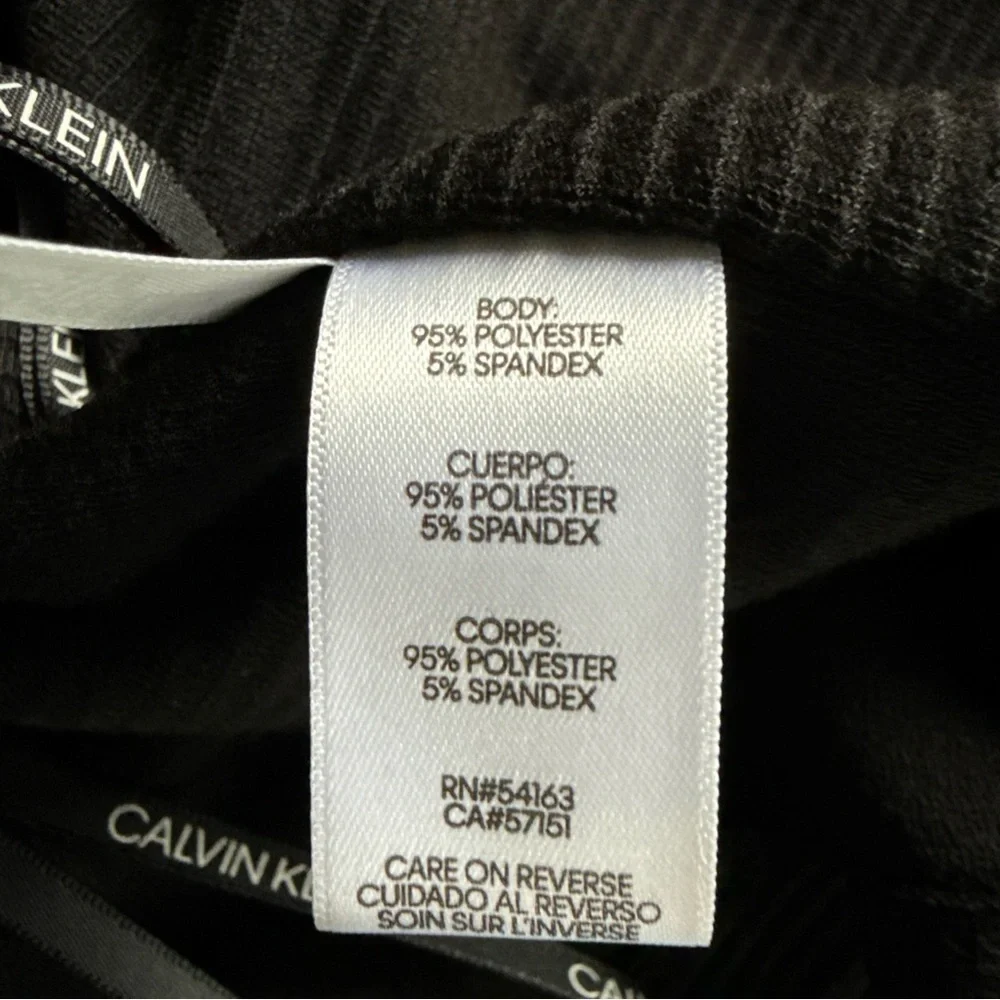 CALVIN KLEIN WOMEN’S MODERN ESSENTIALS Open Jacket Black W/Gold Zippers Sz L NWT - Picture 9 of 12